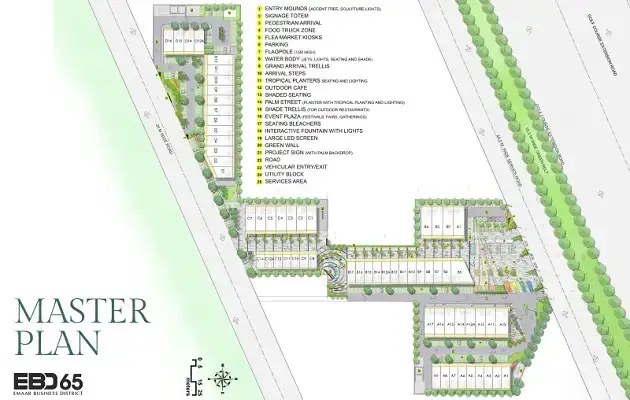 Emaar EBD 65 SCO Plots Price