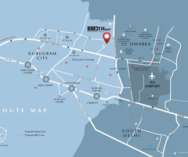 Location Advantages Of Emaar EBD 114 NXT Gurgaon